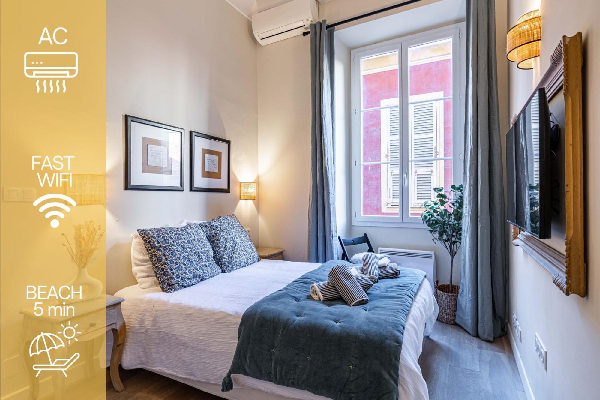 New!Chic Oasis Apt, Heart Of Nice, Family Friendly, Walking To The Beach! Exteriér fotografie